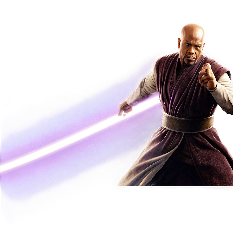 Mace Windu Comic Art Png 22 PNG image