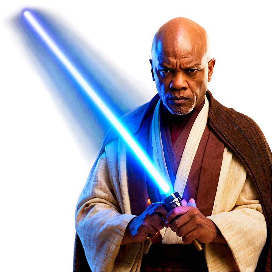 Mace Windu Jedi Council Png Aqy91 PNG image