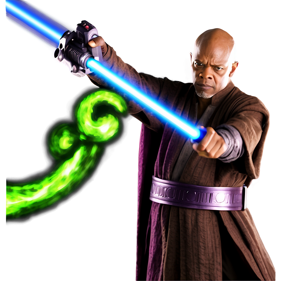 Mace Windu Movie Scene Png Rkx PNG image