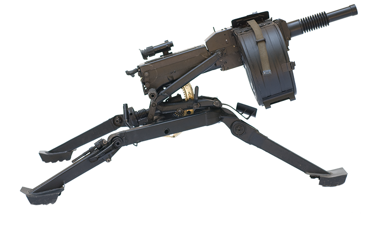 Machine Gunon Tripod PNG image