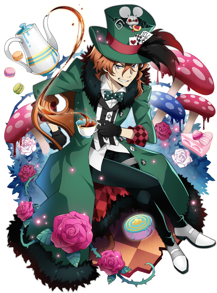 Mad Hatter Anime Style PNG image