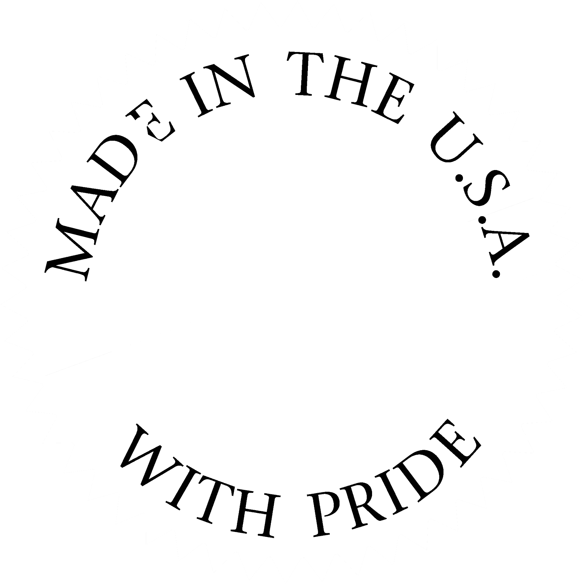 Madein U S A With Pride Seal PNG image