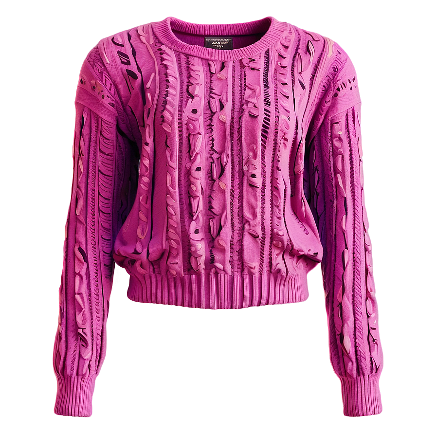 Magenta Pink Sweater Png 88 PNG image