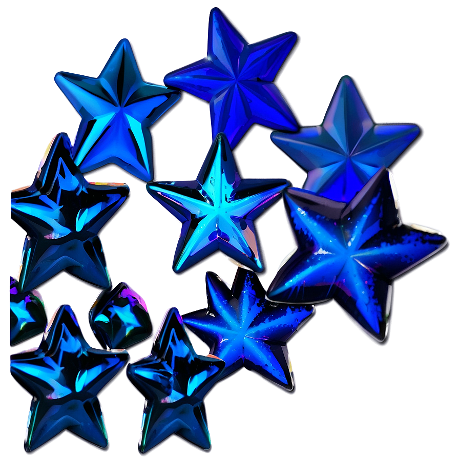 Magic Blue Stars Png 06252024 PNG image