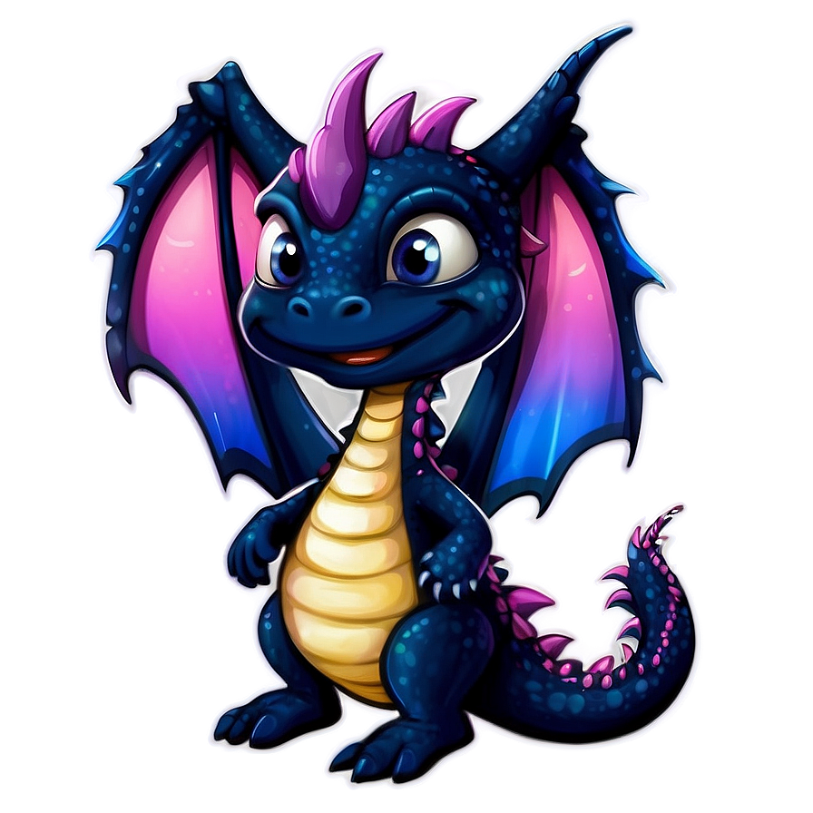 Magic Cute Dragon Png Qlj33 PNG image