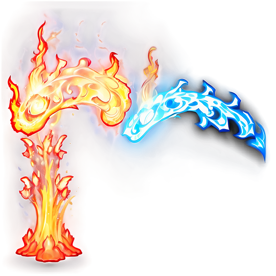 Magic Fire Spell Png B PNG image