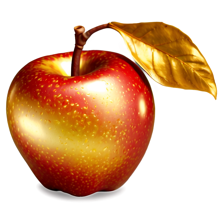 Magic Golden Apple Png 06132024 PNG image