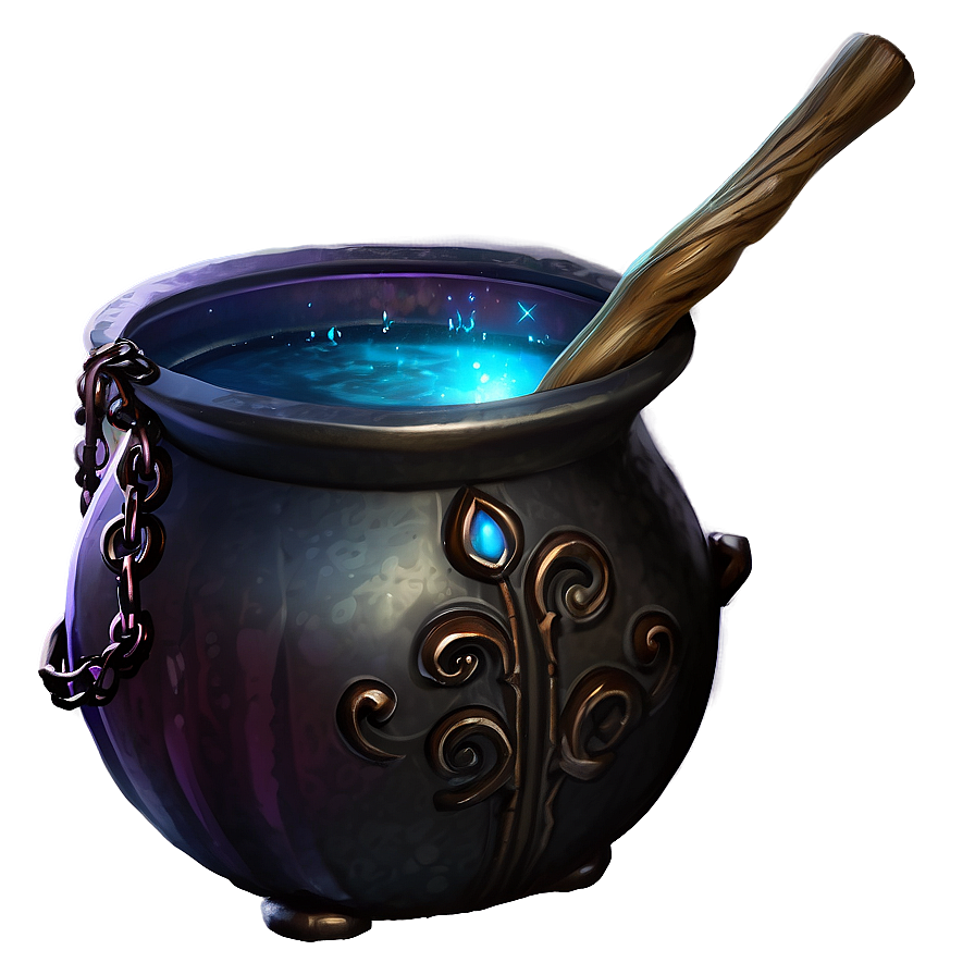 Magic Potion Cauldron Png 05242024 PNG image