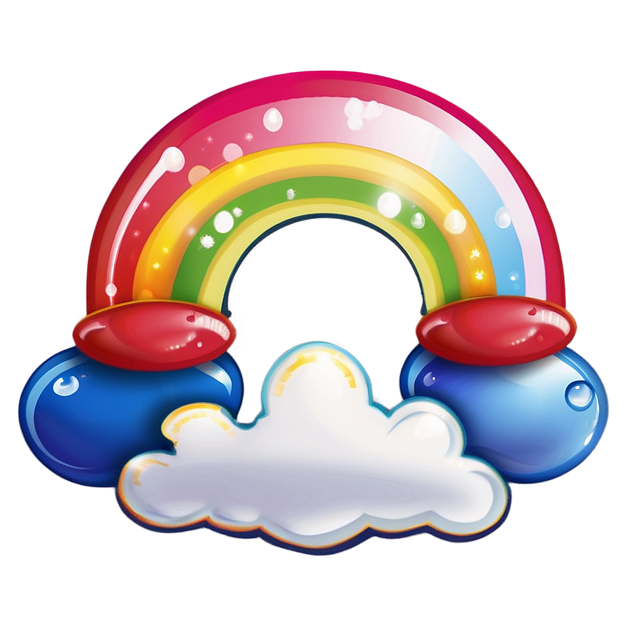 Magic Rainbow Emoji Png 06272024 PNG image