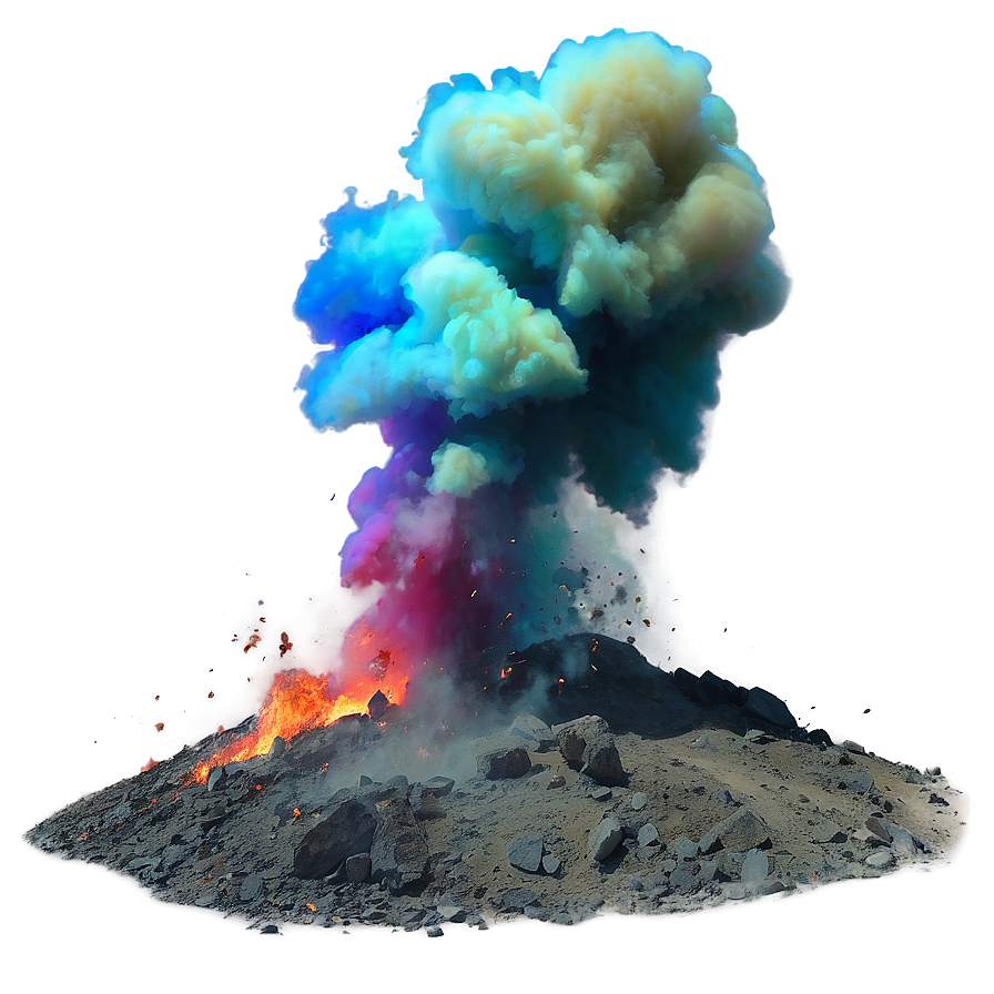 Magic Smoke Explosion Png Icl3 PNG image