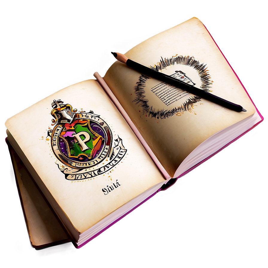 Magic Spell Books From Harry Potter Png Xaa12 PNG image