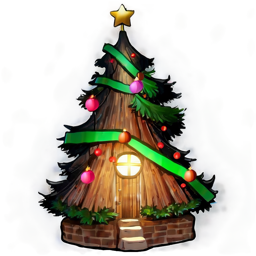 Magical Arbol De Navidad Night Png 10 PNG image