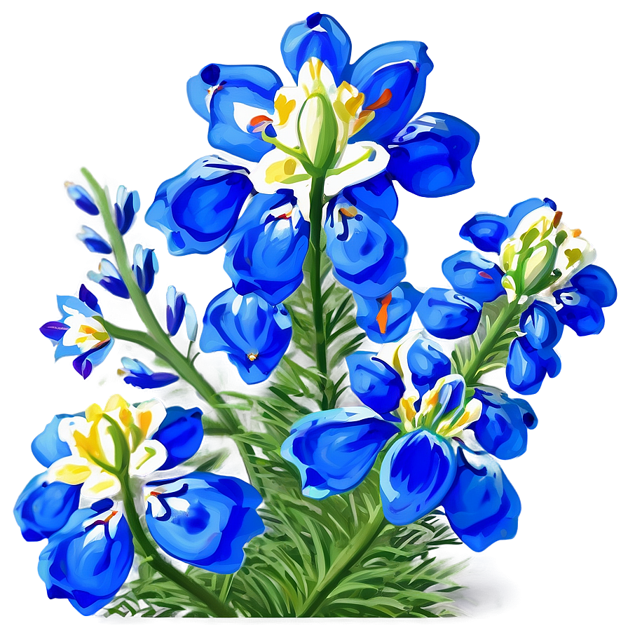 Magical Bluebonnet Landscape Png 76 PNG image