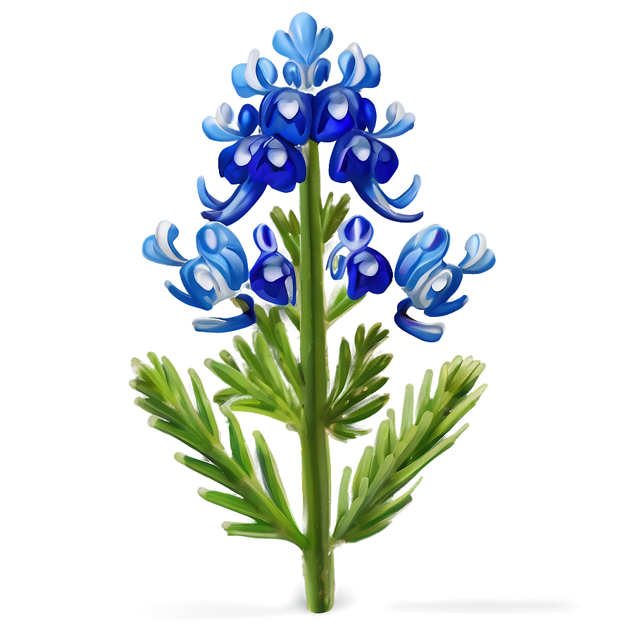 Magical Bluebonnet Landscape Png Acp3 PNG image