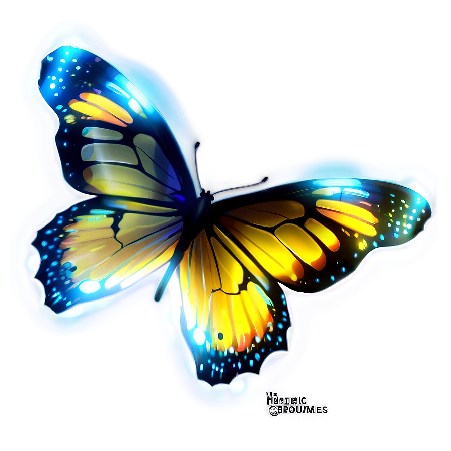 Magical Butterfly Light Png 19 PNG image