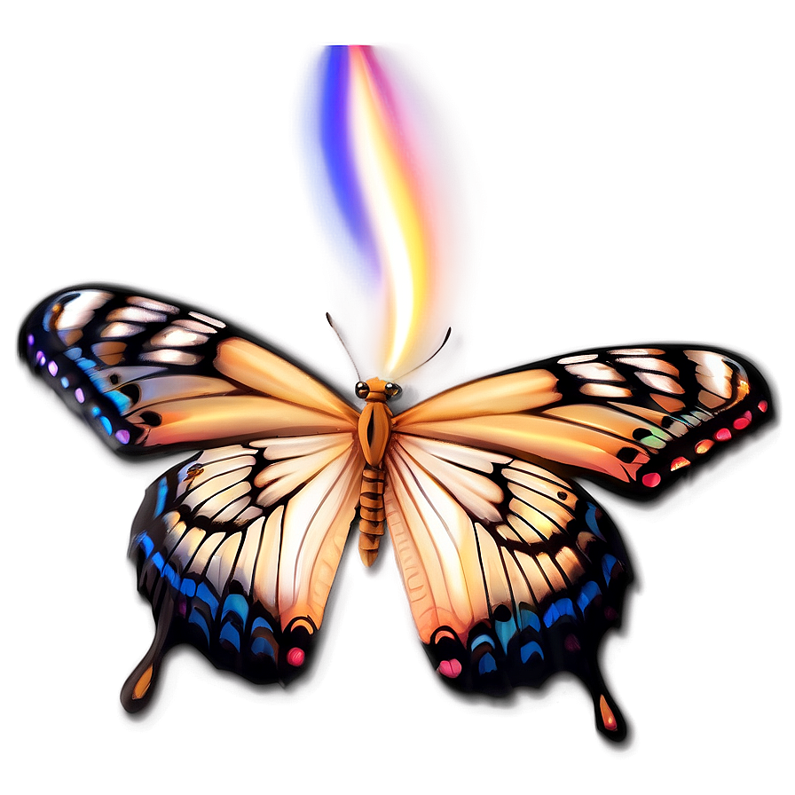 Magical Butterfly Light Png 41 PNG image