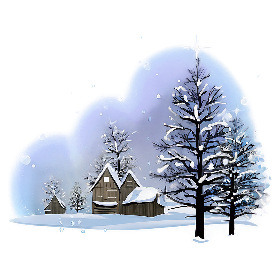 Magical Christmas Snowfall Png 35 PNG image