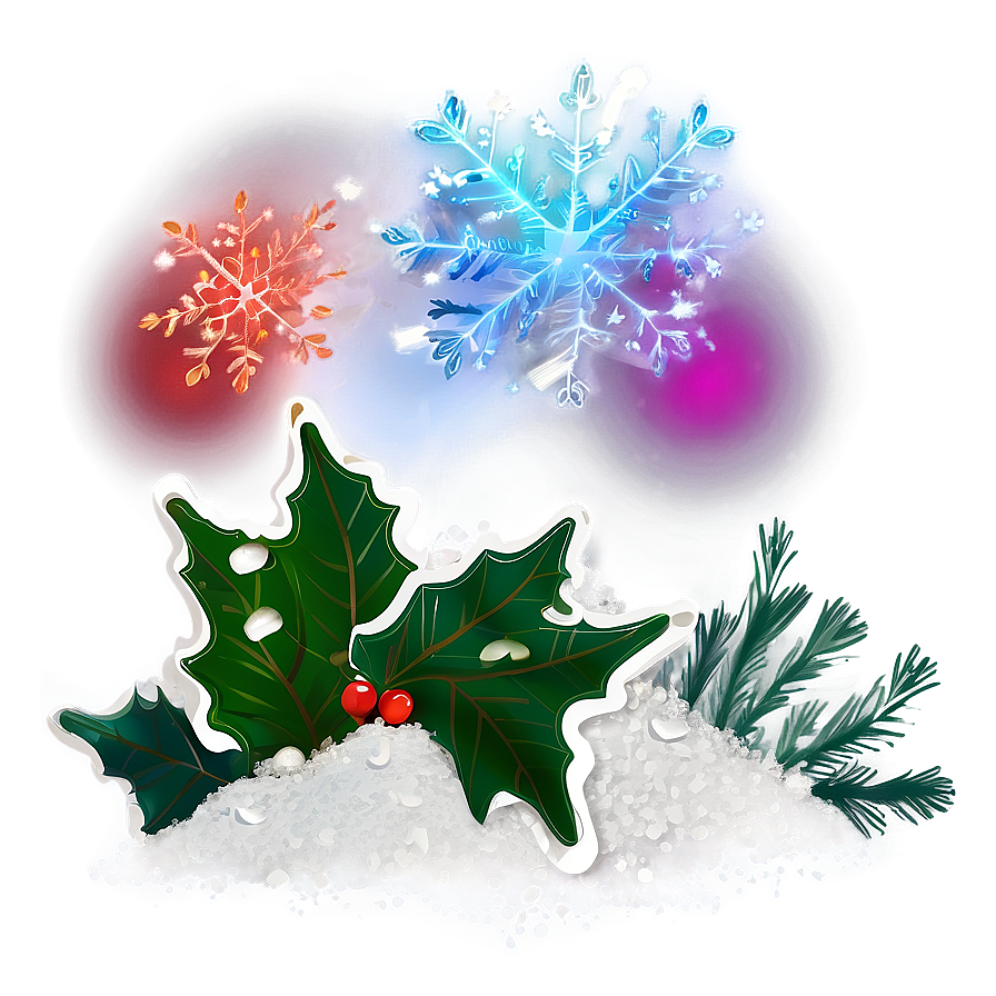 Magical Christmas Snowfall Png Vdo93 PNG image