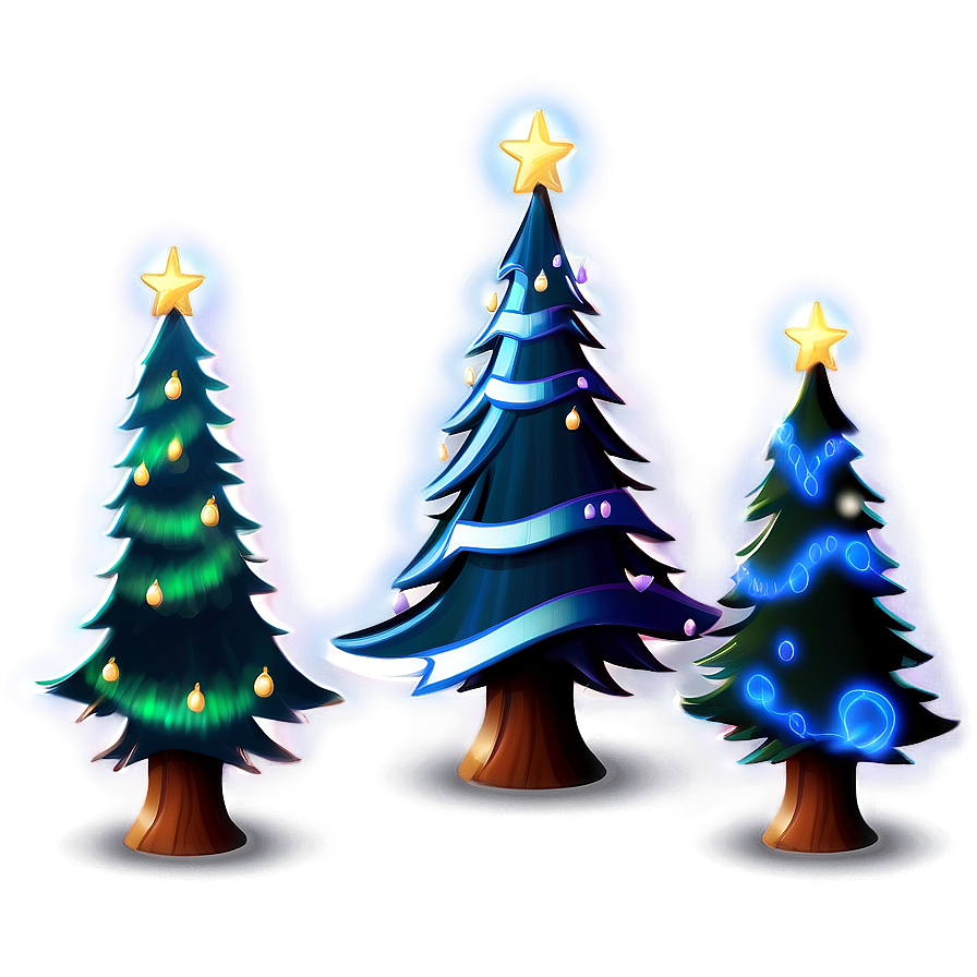 Magical Christmas Tree Drawing Png Eqs34 PNG image