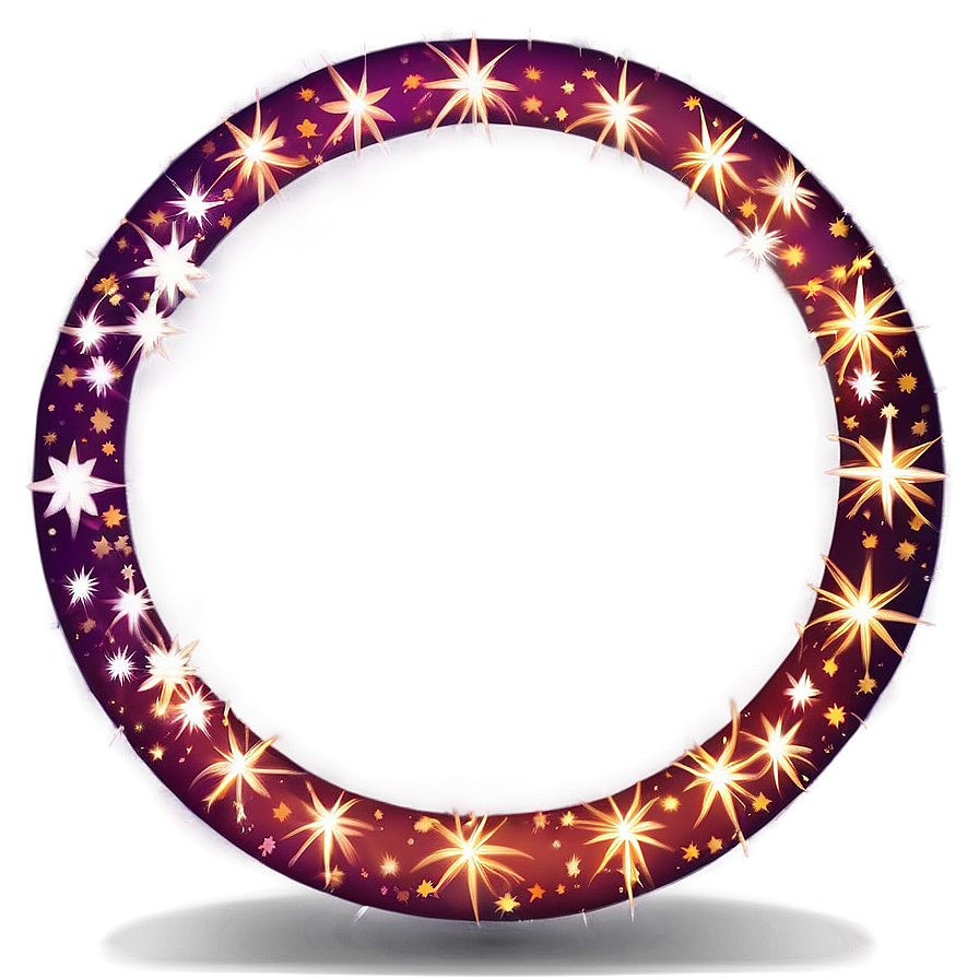 Magical Circle Of Stars Png 06262024 PNG image