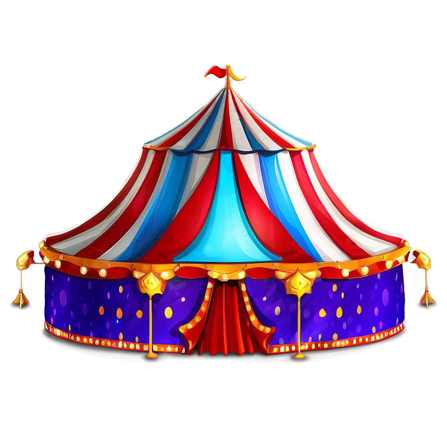 Magical Circus Tent Scene Png Onq49 PNG image