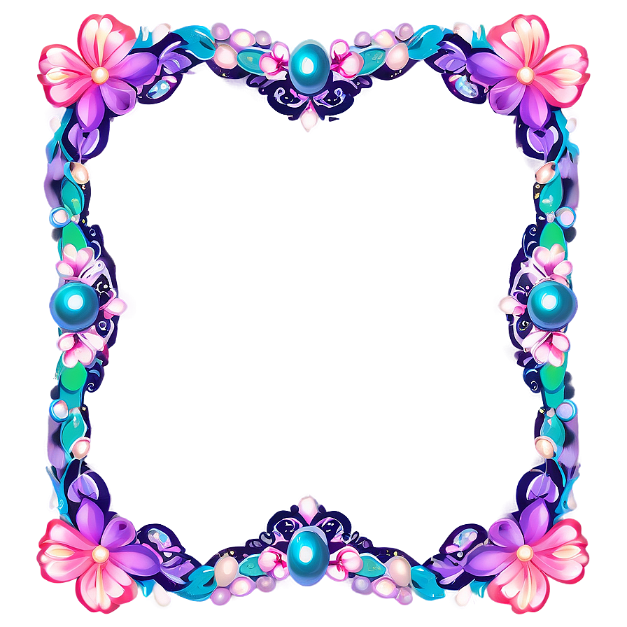 Magical Cute Border Png Udh15 PNG image