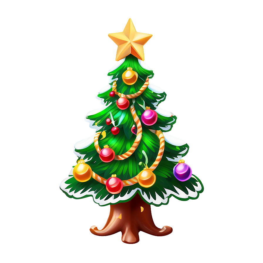 Magical Cute Christmas Tree Png 79 PNG image