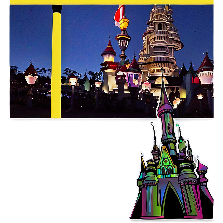 Magical Disneyworld Escape Png 06212024 PNG image