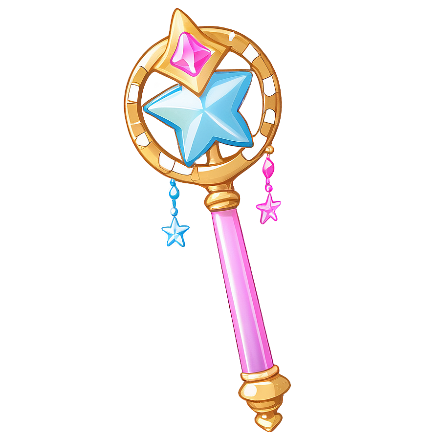 Magical Girl Star Wand Png 42 PNG image