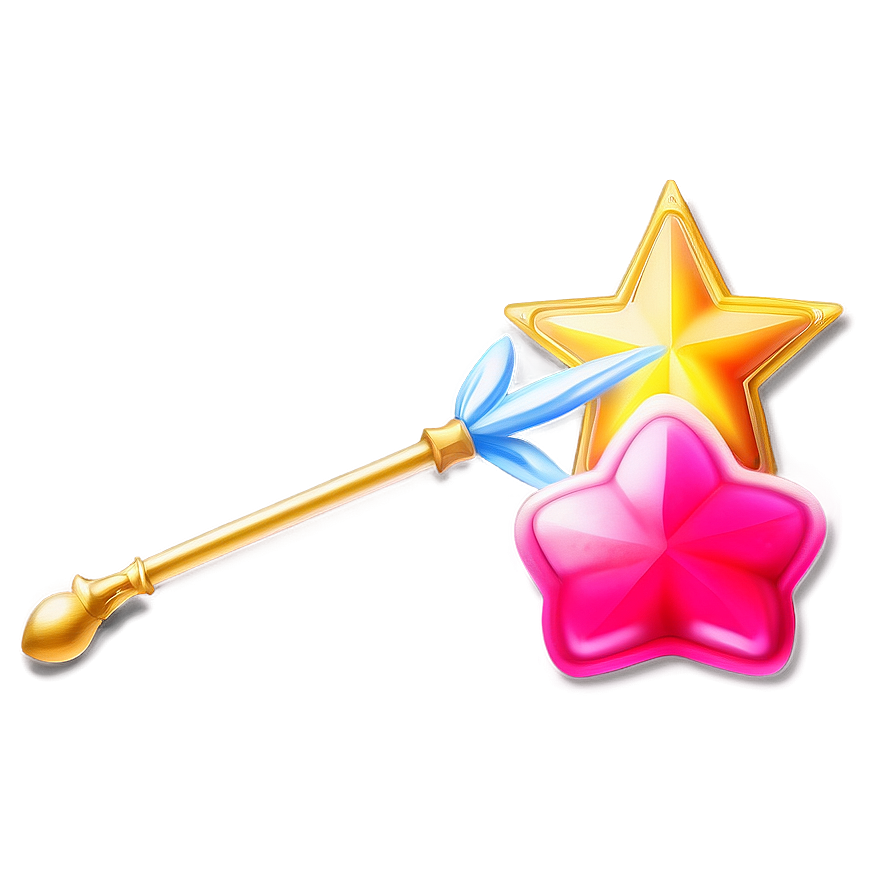 Magical Girl Star Wand Png Uxm PNG image