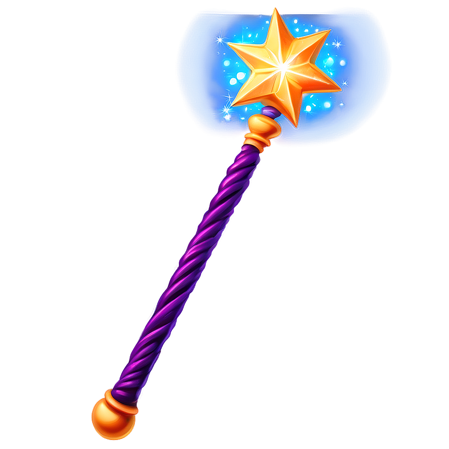 Magical Glow Wand Png 05252024 PNG image