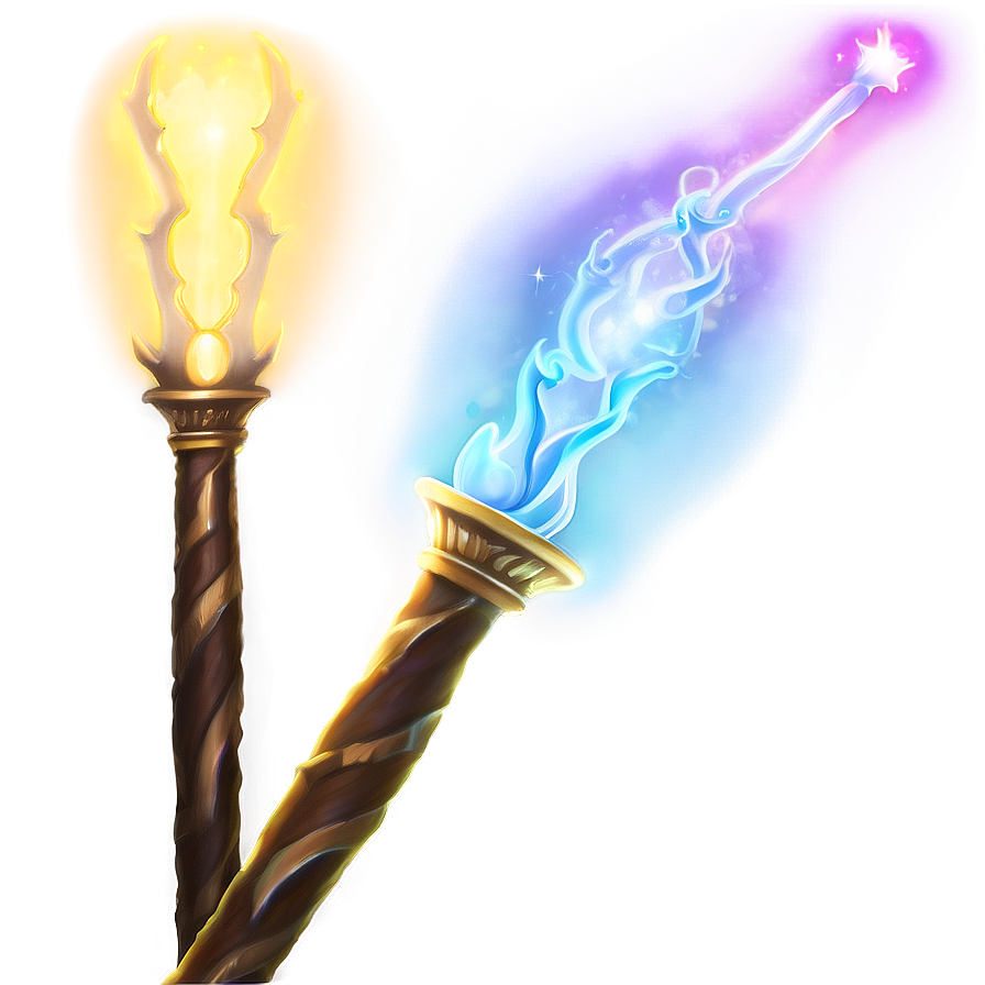 Magical Glow Wand Png 05252024 PNG image