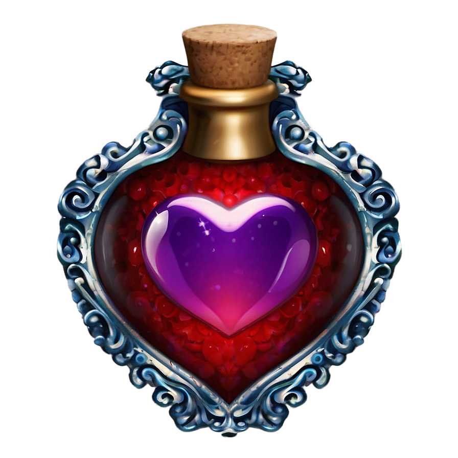 Magical Love Potion Bottle Png 82 PNG image