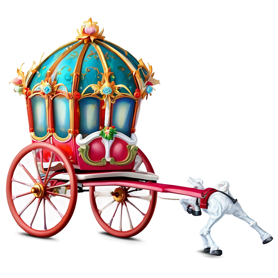 Magical Noel Carriage Png 06292024 PNG image