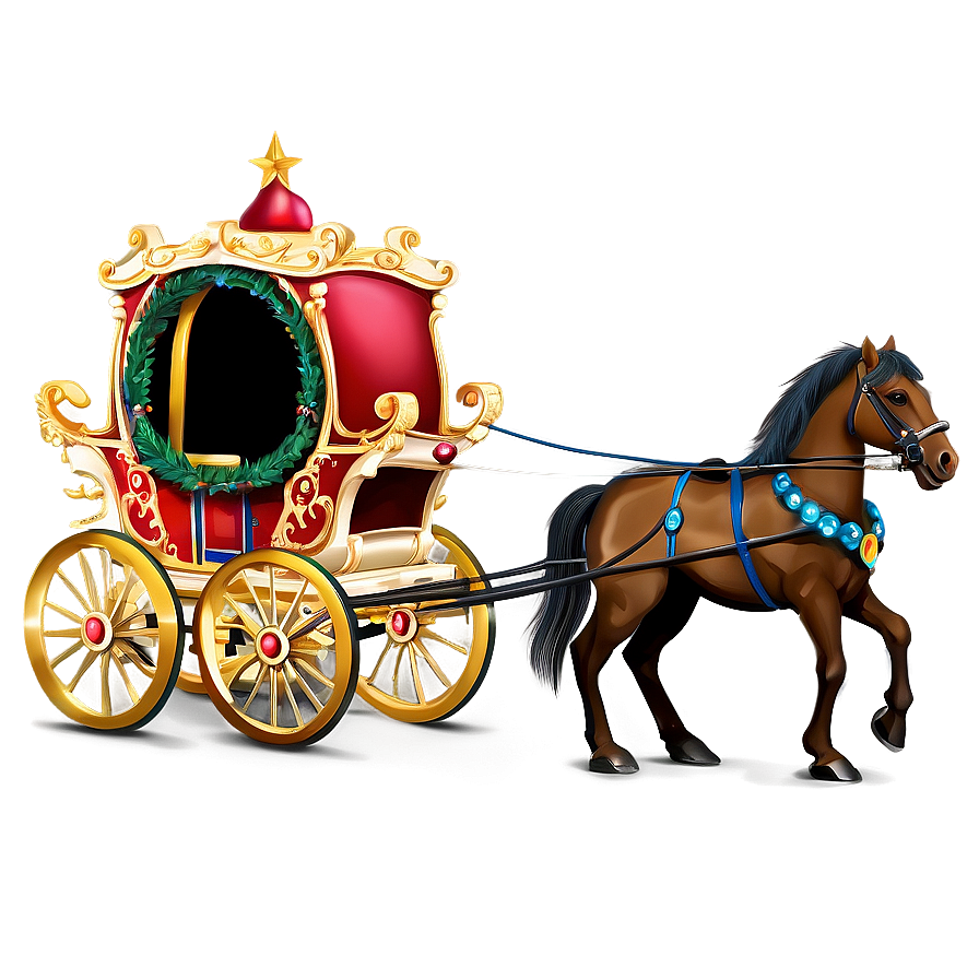 Magical Noel Carriage Png Xgl66 PNG image