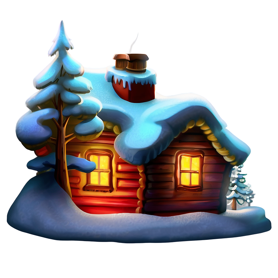 Magical North Pole Scene Png Law PNG image