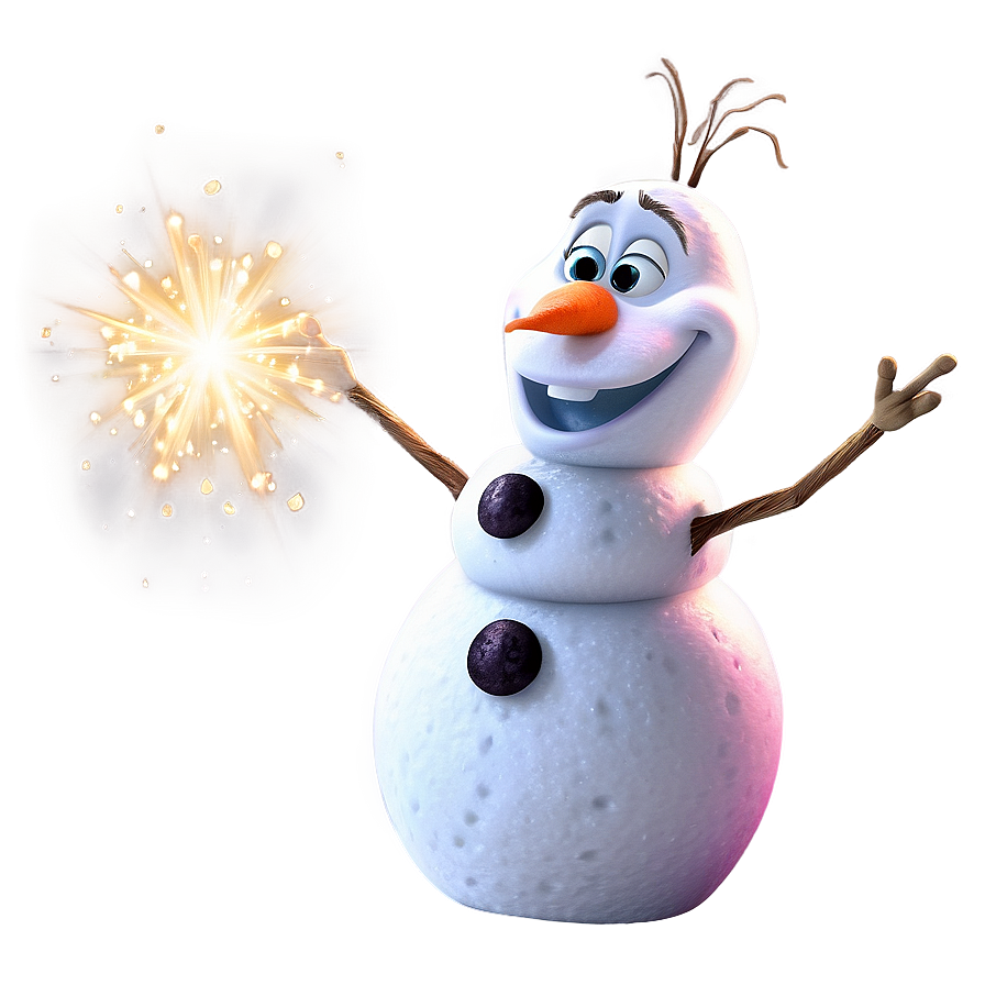 Magical Olaf Sparkles Png Cse8 PNG image