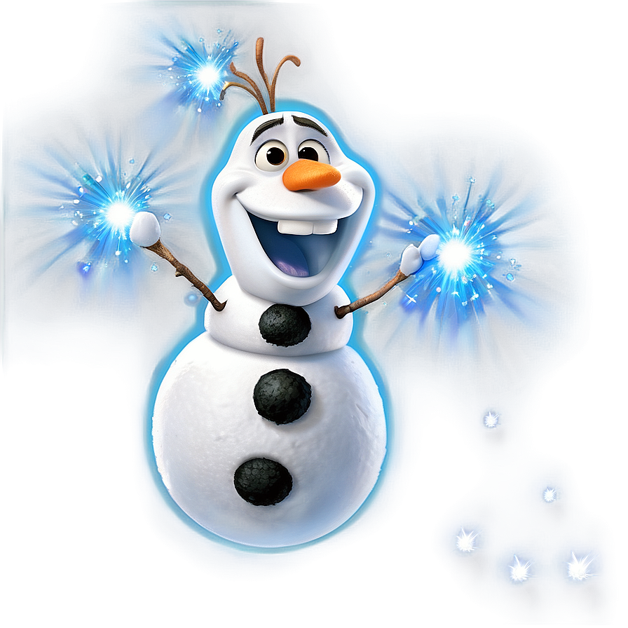 Magical Olaf Sparkles Png Uii PNG image