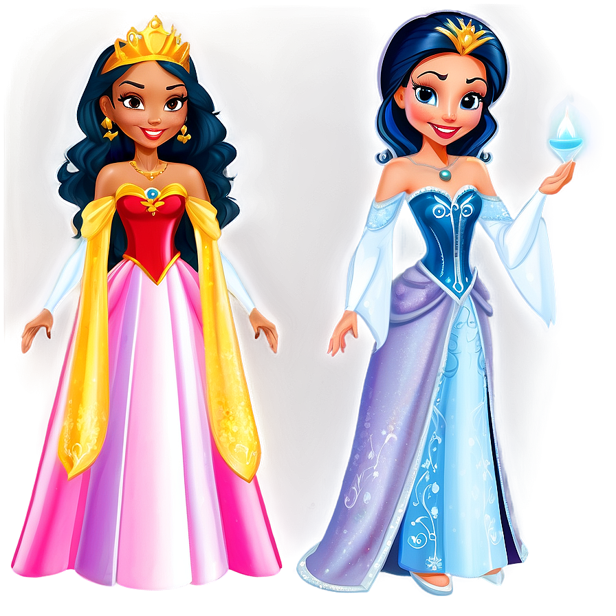 Magical Princesses Characters Png 3 PNG image