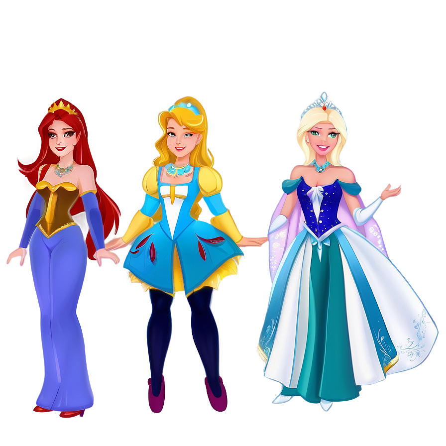 Magical Princesses Characters Png 37 PNG image