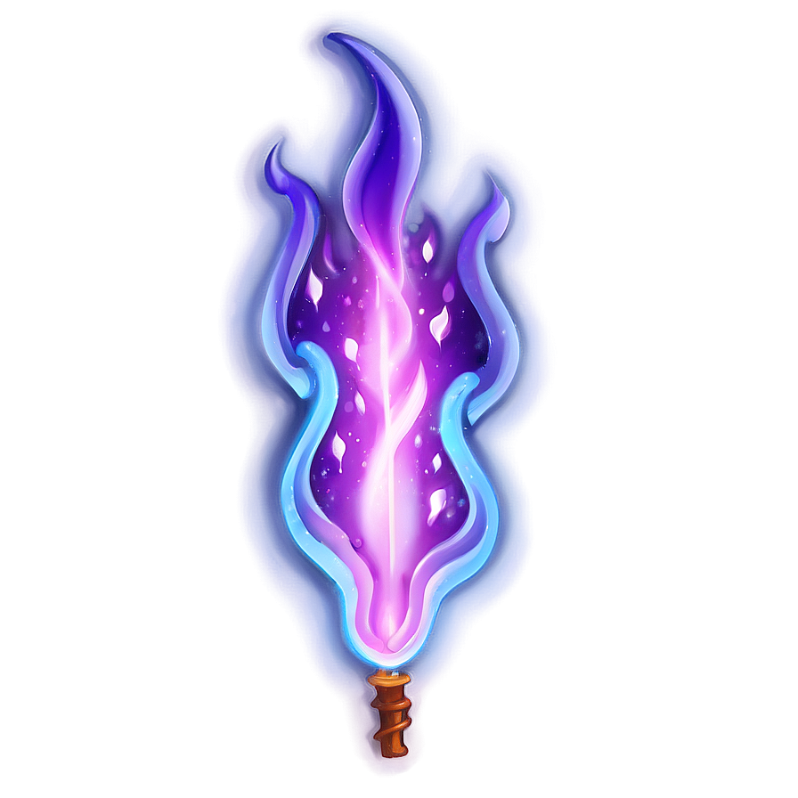 Magical Purple Flame Png Iik PNG image