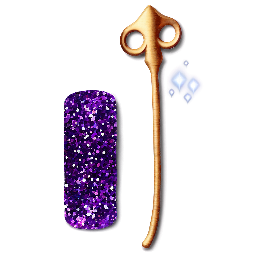 Magical Purple Glitter Png 06252024 PNG image