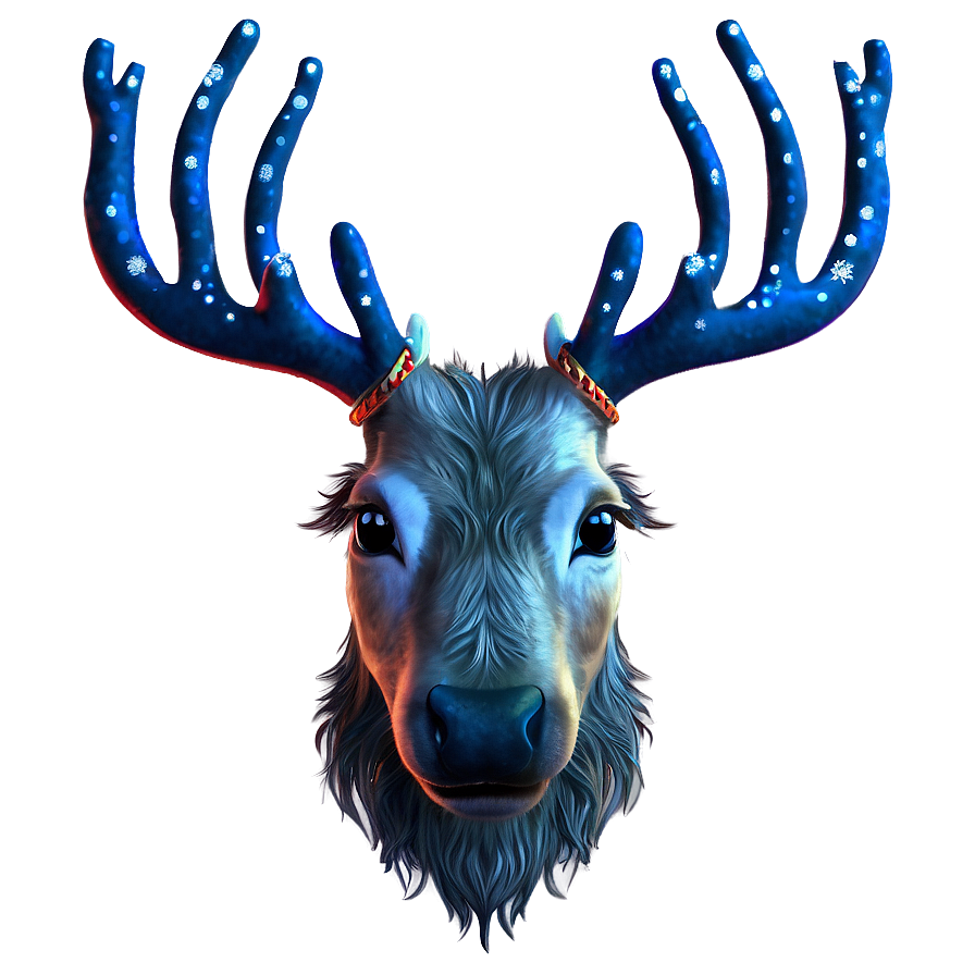 Magical Reindeer Face Png Ilu PNG image