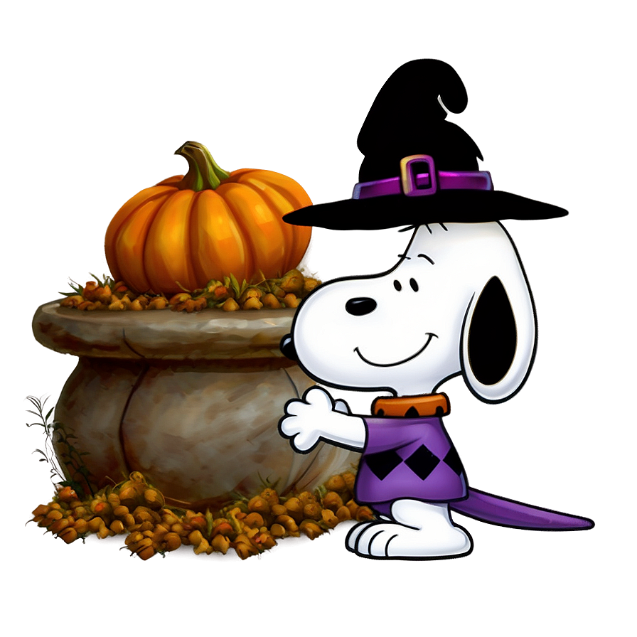 Magical Snoopy Halloween Png 28 PNG image