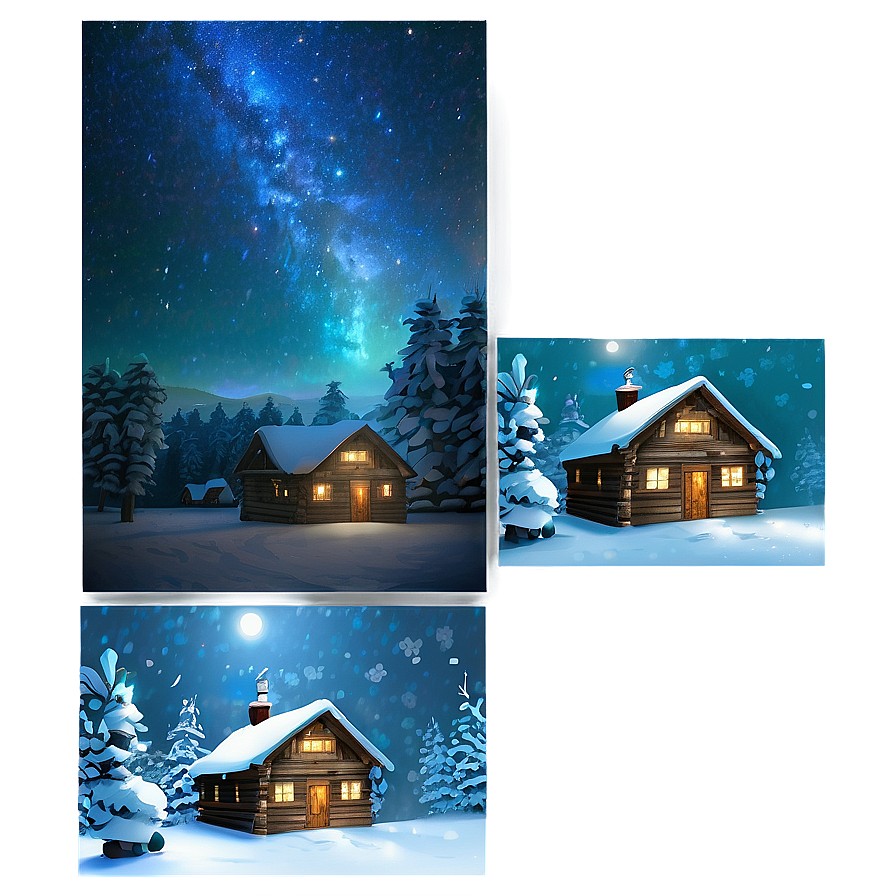 Magical Snowfall Night Png 47 PNG image