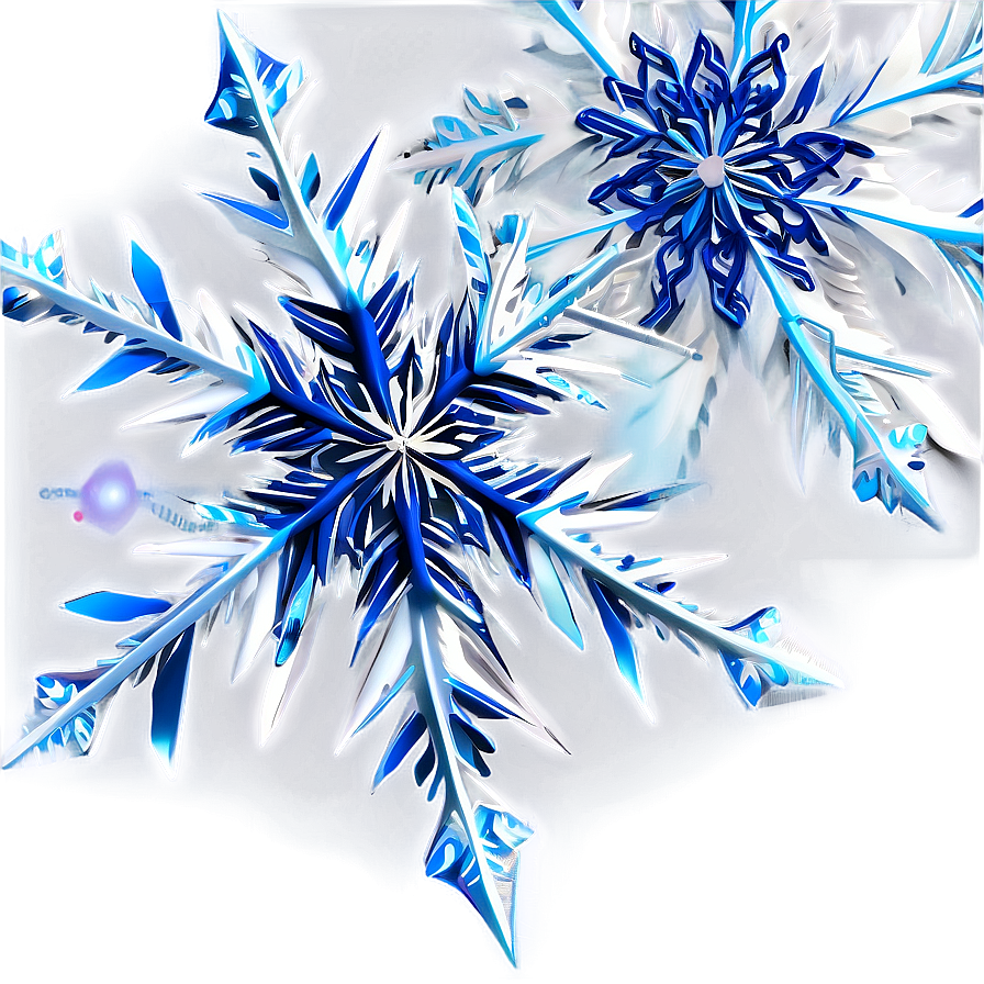 Magical Snowflakes Close-up Png 28 PNG image