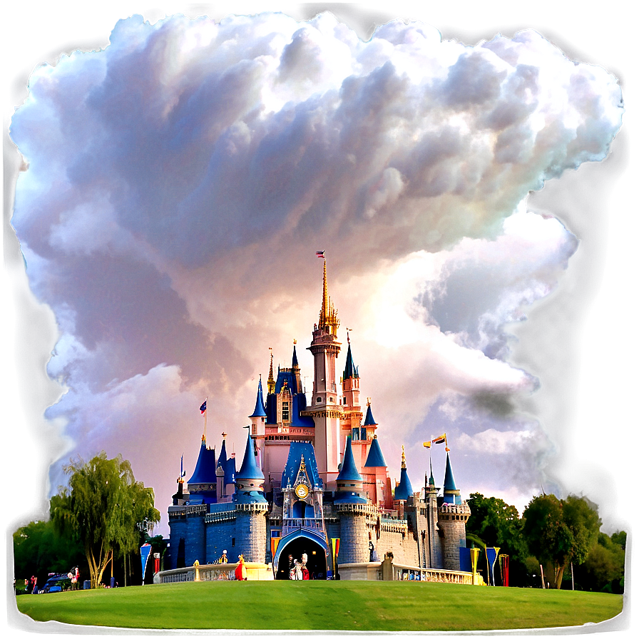 Magical Storm Cloud Magic Kingdom Png 06132024 PNG image