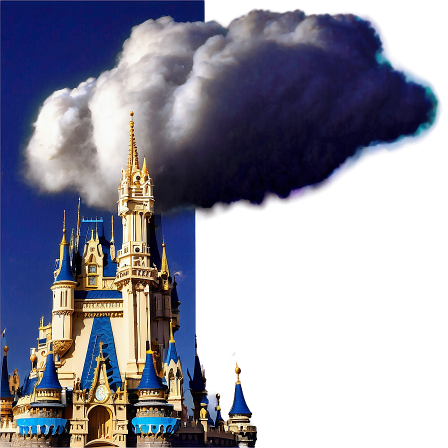 Magical Storm Cloud Magic Kingdom Png Dgp PNG image