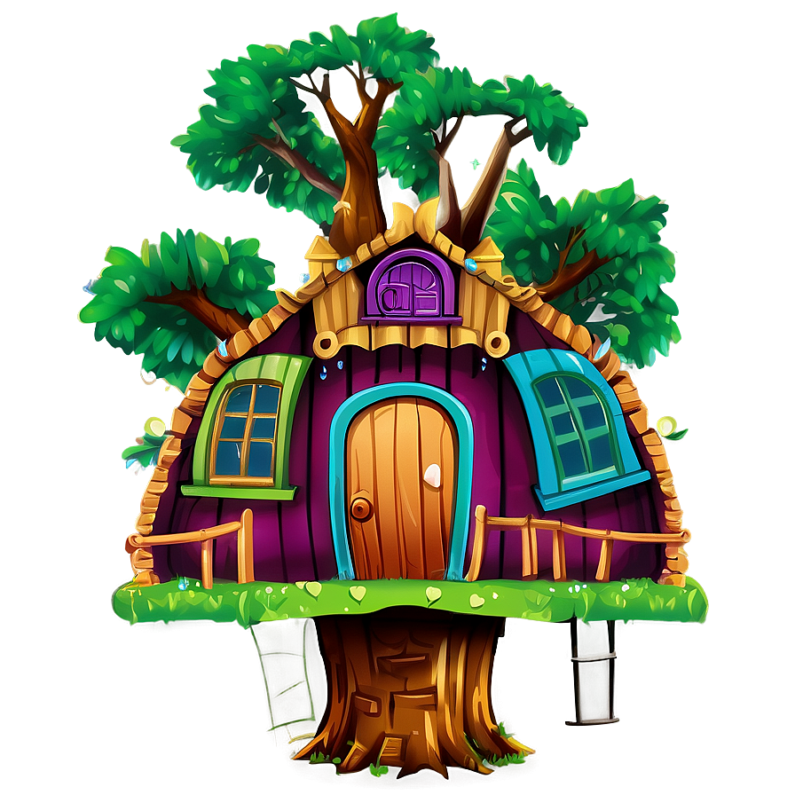 Magical Tree House Png Pfm36 PNG image