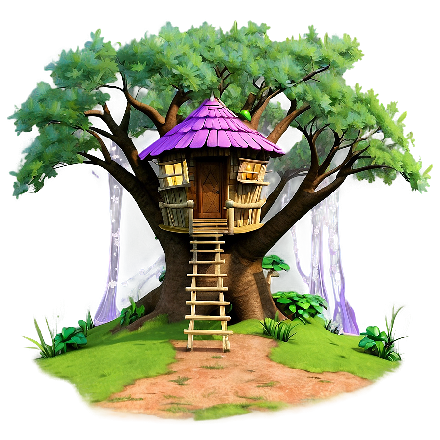 Magical Treehouse Scenes Png 06282024 PNG image